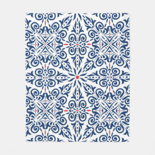 Couverture Polaire Motif sans couture arabe. arrière - plan coloré en