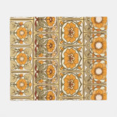Couverture Polaire Motif sans couture, arrière - plan avec élément dé (Devant (Horizontal))