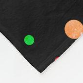 Couverture Polaire Motif sans couture avec aquarelle peinte à la main (Coin)