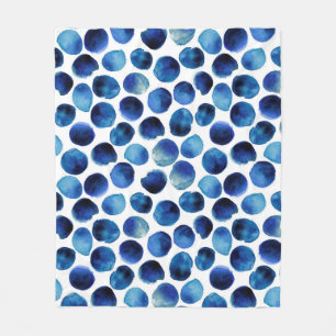 Couverture Polaire Motif sans couture avec bande d'aquarelle dessinée