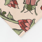 Couverture Polaire Motif sans couture avec fleurs d'imaginaire, mur n (Coin)