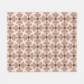 Couverture Polaire Motif sans couture avec lignes ondulées blanches e (Devant (Horizontal))