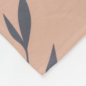 Couverture Polaire Motif sans couture avec oiseaux, fleurs de protéa (Coin)