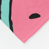 Couverture Polaire Motif sans couture avec pastèques dessinées à la m (Coin)