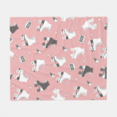 Couverture Polaire Motif sans couture avec roulettes et cassette t (Devant (Horizontal))