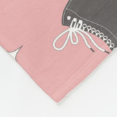 Couverture Polaire Motif sans couture avec roulettes et cassette t (Coin)