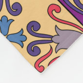 Couverture Polaire Motif sans couture avec tuiles portugaises en tala (Coin)
