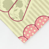 Couverture Polaire Motif sans couture avec ventilateurs. (Coin)