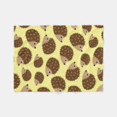 Couverture Polaire Motif sans couture de hérissons (ver.2) (Devant (Horizontal))