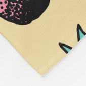 Couverture Polaire Motif sans couture de l'ananas à main mignon (Coin)