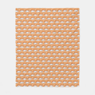 Couverture Polaire Motif sans couture de nigiri sushi kawaii mignon