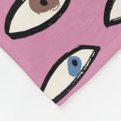 Couverture Polaire Motif sans couture des yeux, arrière - plan avec d (Coin)