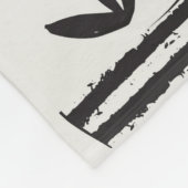 Couverture Polaire Motif sans couture dessiné à la main avec plantes  (Coin)