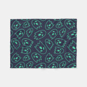 Couverture Polaire Motif sans couture effrayant H (Style : 1) (Devant (Horizontal))