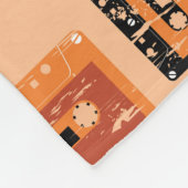 Couverture Polaire Motif sans couture rétro (Coin)