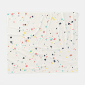 Couverture Polaire Motif sans couture Terrazzo Speckle (Devant (Horizontal))