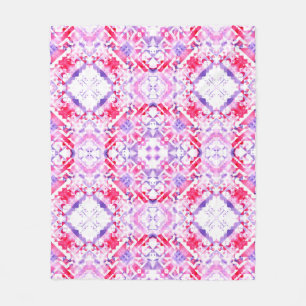 Couverture Polaire Motif sans couture tribale. Eau de grunge peinte à