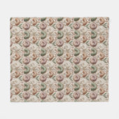 Couverture Polaire Motif sans couture vintage (Devant (Horizontal))
