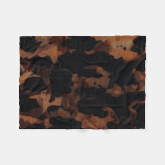 Couverture Polaire Motif sans fil Tortoiseshell, Chic TortoiseShell (Devant (Horizontal))
