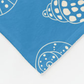 Couverture Polaire Motif sans joint avec coquillages (Coin)