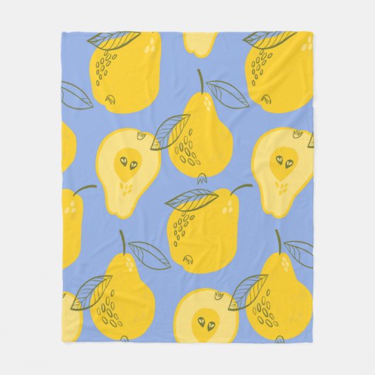 Couverture Polaire Motif sans soudure (Devant)