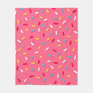 Couverture Polaire Motif sans soudure, arrière - plan rose, t