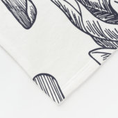 Couverture Polaire Motif sans soudure de légumes frais. Brocoli, carr (Coin)