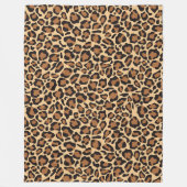 Couverture Polaire Motif sans voile Leopard (Devant)