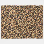 Couverture Polaire Motif sans voile Leopard (Devant (Horizontal))