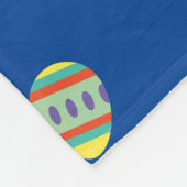 Couverture Polaire Motif semi-transparent d'oeuf de Pâques | pâques (Coin)