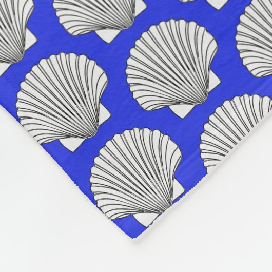 Couverture Polaire Motif Shell (Coin)