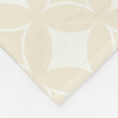 Couverture Polaire Motif shippo beige (Coin)