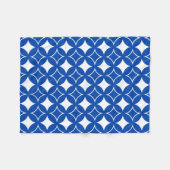 Couverture Polaire Motif shippo bleu et blanc (Devant (Horizontal))