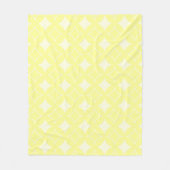 Couverture Polaire Motif shippo jaune citron (Devant)