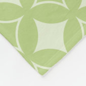 Couverture Polaire Motif shippo vert olive (Coin)