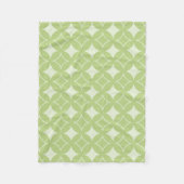 Couverture Polaire Motif shippo vert olive (Devant)