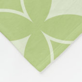 Couverture Polaire Motif shippo vert olive (Coin)