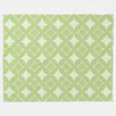 Couverture Polaire Motif shippo vert olive (Devant (Horizontal))