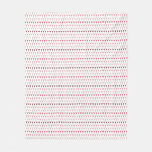 Couverture Polaire Motif simple de tulipe rose