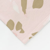 Couverture Polaire Motif simple et transparent de gouache tracée à la (Coin)