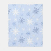 Couverture Polaire Motif Snowflake (Devant)