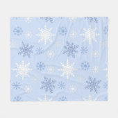 Couverture Polaire Motif Snowflake (Devant (Horizontal))
