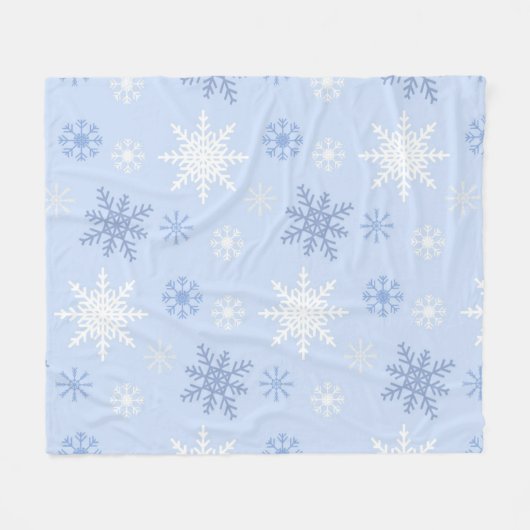 Couverture Polaire Motif Snowflake (Devant (Horizontal))