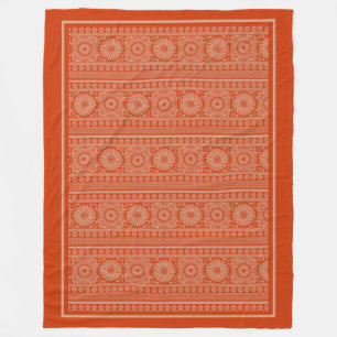 Couverture Polaire Motif solaire slave traditionnel
