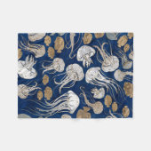Couverture Polaire Motif sous-marin de méduse (Devant (Horizontal))