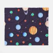 Couverture Polaire Motif spatial (Devant (Horizontal))