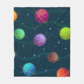 Couverture Polaire Motif spatial (Devant)