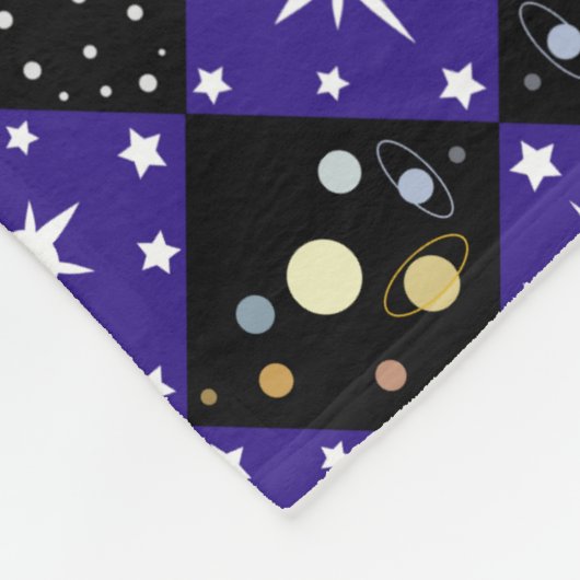 Couverture Polaire Motif spatial (Coin)