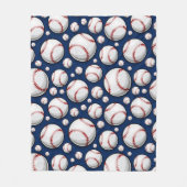 Couverture Polaire Motif sportif de baseball (Devant)