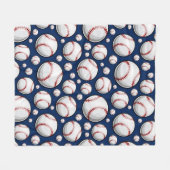 Couverture Polaire Motif sportif de baseball (Devant (Horizontal))